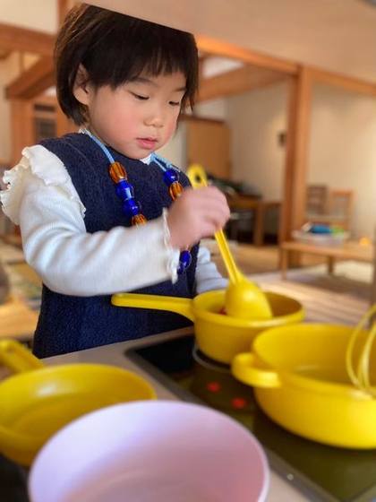 公園でのあそび場に集う親子