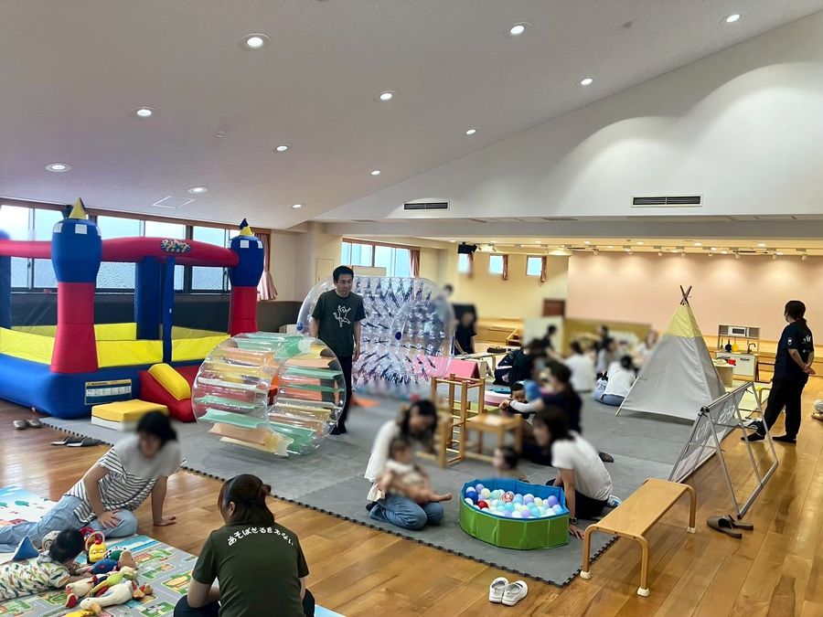 こども園での地域交流イベントの様子