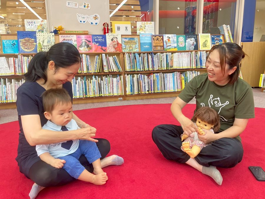 RITSアカデミー「親子ふれあい教室」の様子